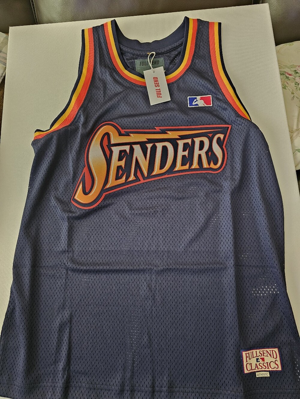 Full Send Nelk Boys Mens Jersey Golden State Warriors Senders Size Large